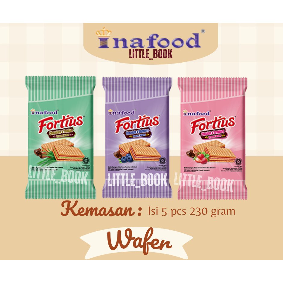 Jual Wafer Fortius 230 gram isi 5 pcs InaFood | Shopee Indonesia