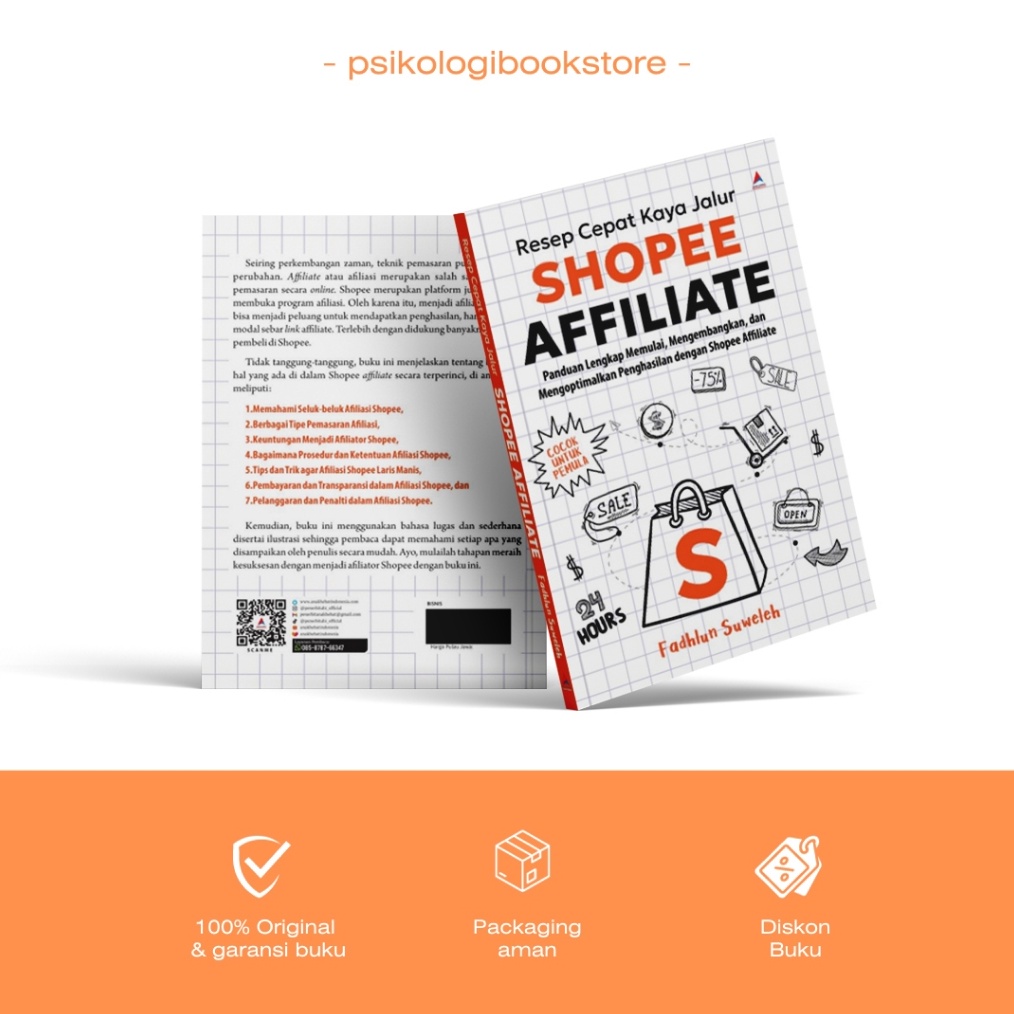 Jual Buku Resep Cepat Kaya Jalur Shopee Affiliate Panduan Lengkap Memulai Mengembangkan Dan