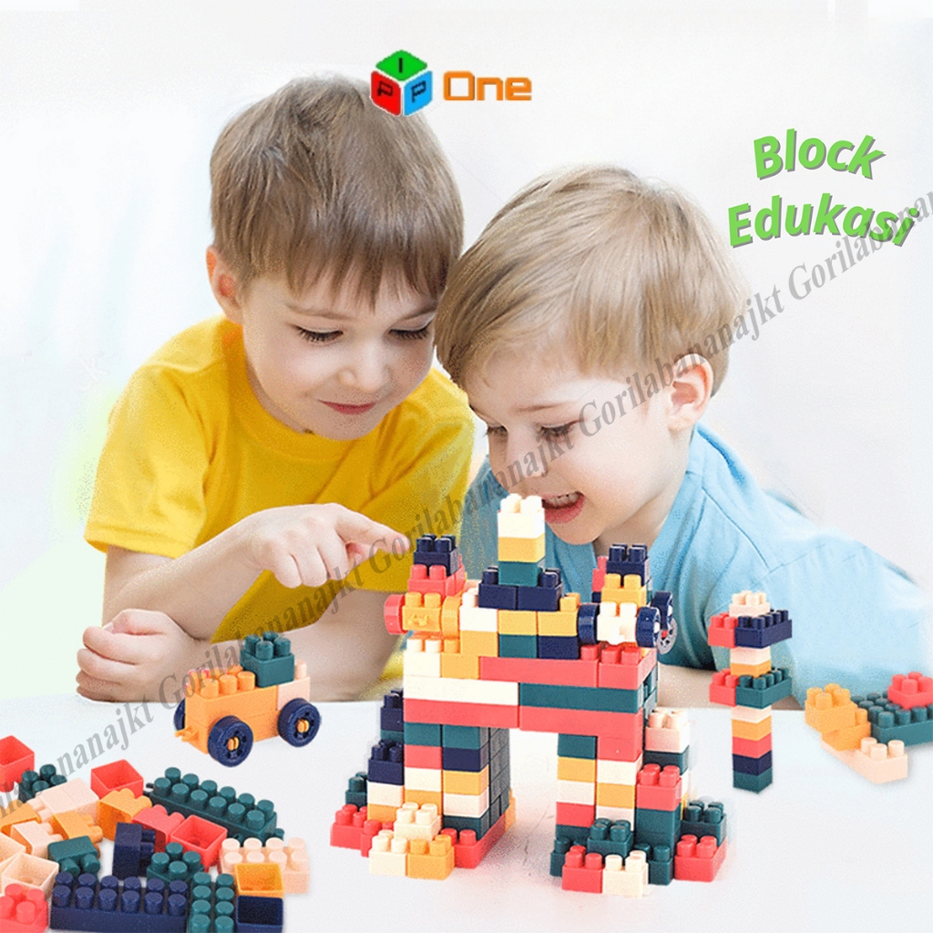 Jual Mainan Anak Block Paradise Balok Susun Mainan Edukasi Brick Block ...