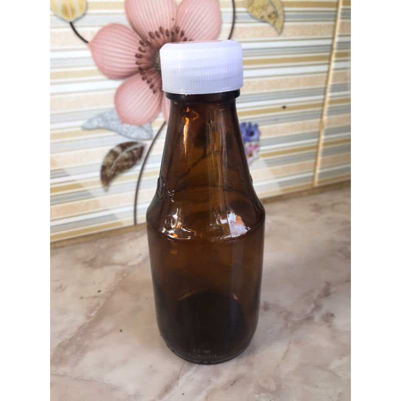 Jual botol kaca 150ml /botol kratingdaeng/botolmadu /botol jamu tutup ...