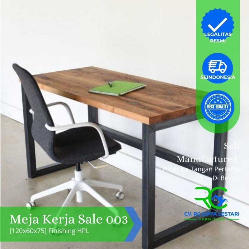 Jual Meja Kerja Sale Finishing HPL 003/Meja Promo/Meja Belajar | Shopee ...