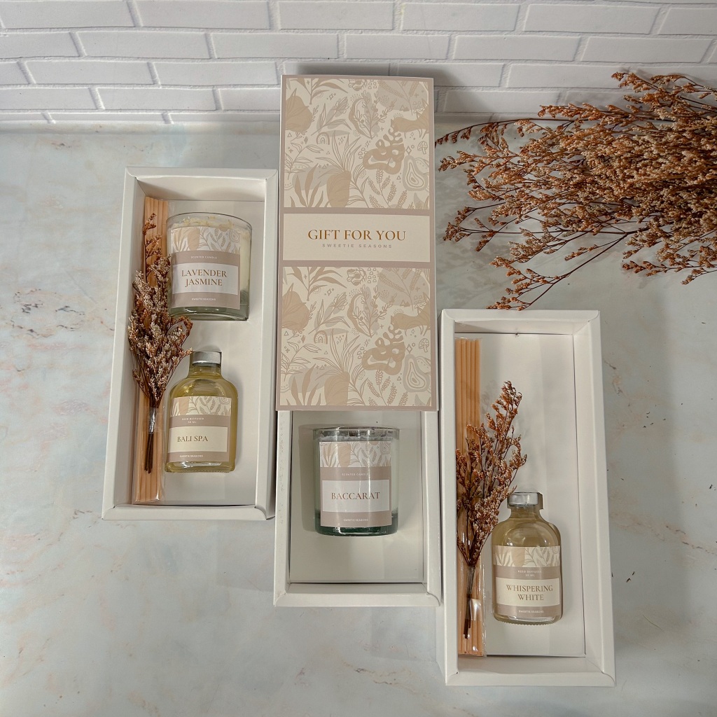Jual VENTA Hampers Giftset Reed Diffuser and Scented Candle by Sweetie ...