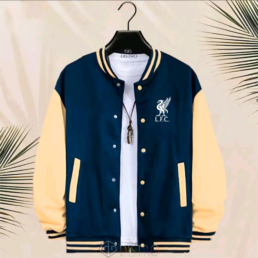 Jual GG Distro - Jacket Unisex Baseball Kancing Jacket Varsity ...