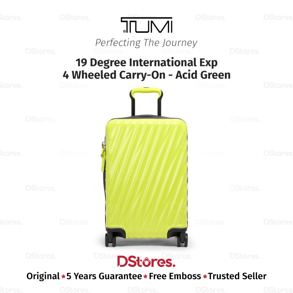 Jual Koper 19 Degree International Expandable 4 Wheeled Carry-On - Acid ...