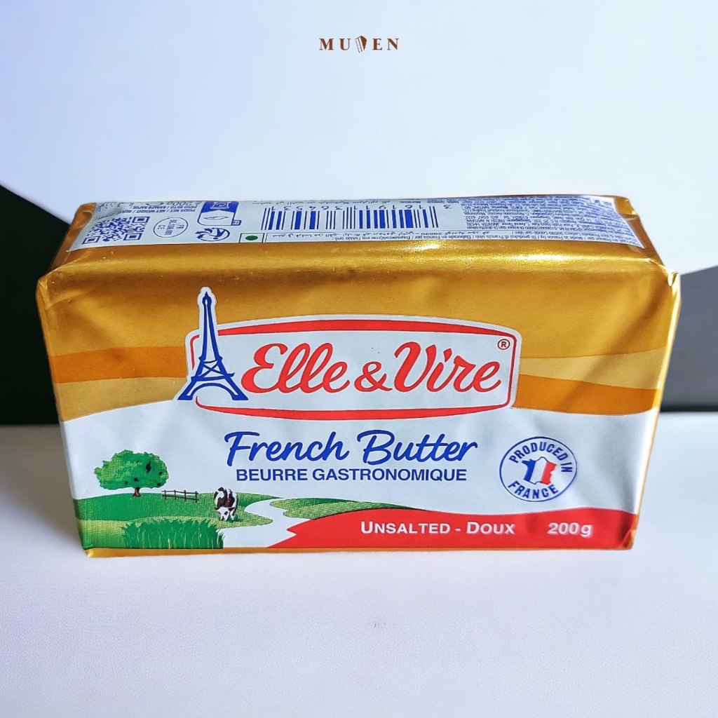 Jual ELLE VIRE UNSALTED BUTTER 200 GR | Shopee Indonesia