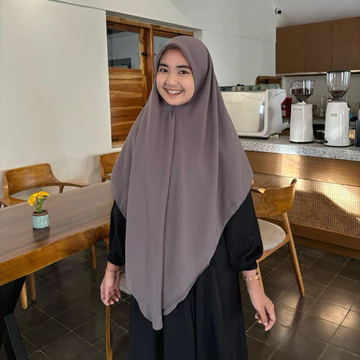 Hijab Syar’I Segi Empat Oval Polycotton Size 120 130 140