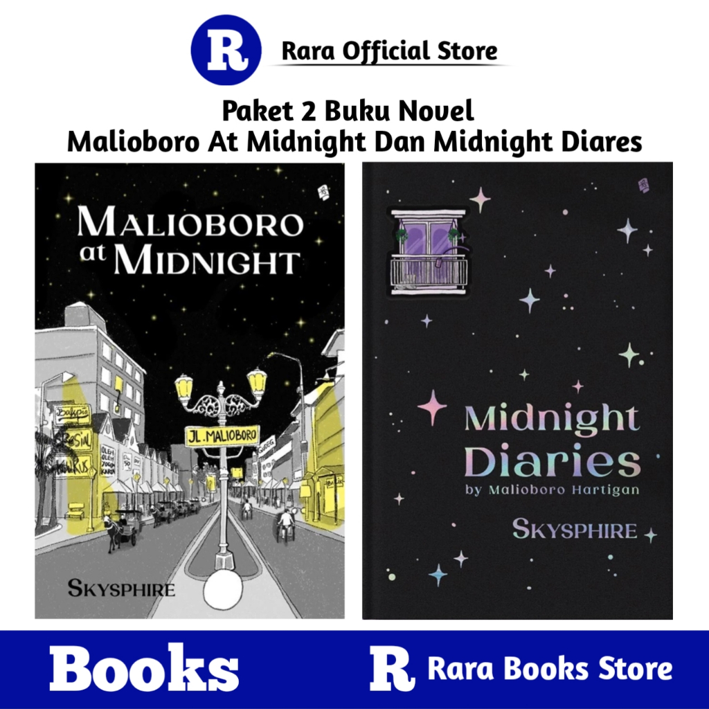 Jual Paket 2 Buku Novel Midnight Diaries Dan Novel Malioboro at ...