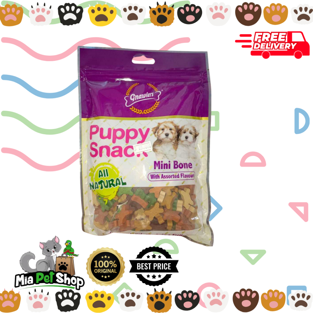 Jual DOG SNACK GNAWLERS MINI BONE PUPPY SNACK 250G Snack Puppy