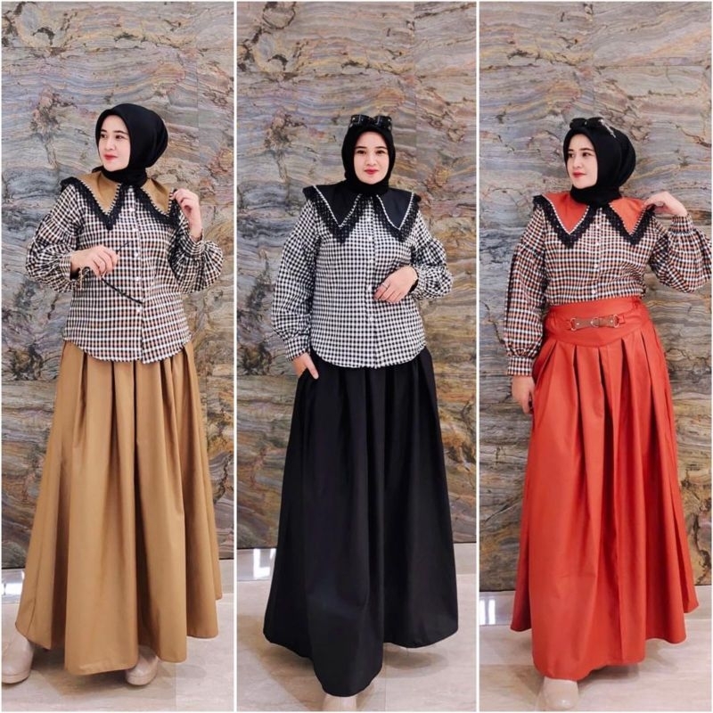 Jual SYSY SET BLUS DAN ROK (SETELAN WANITA KEKINIAN -ROK DAN ATASAN- 2 ...