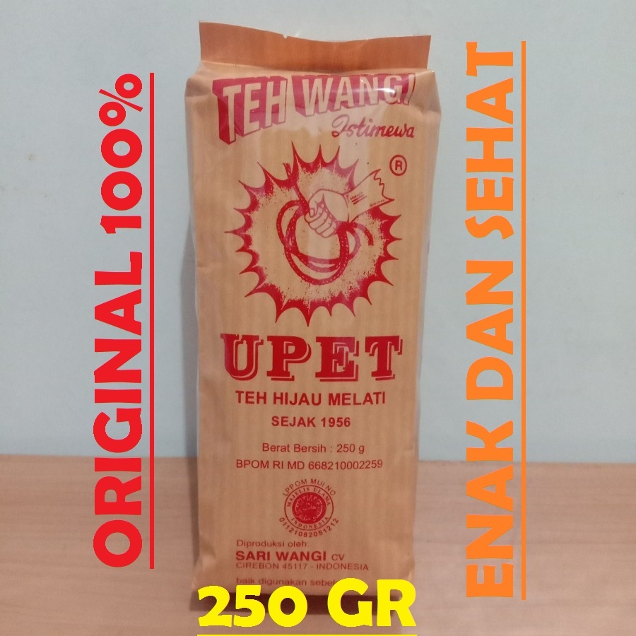 Jual TEH WANGI ISTIMEWA / TEH UPET / TEH HIJAU MELATI 250 GR BPOM dan ...