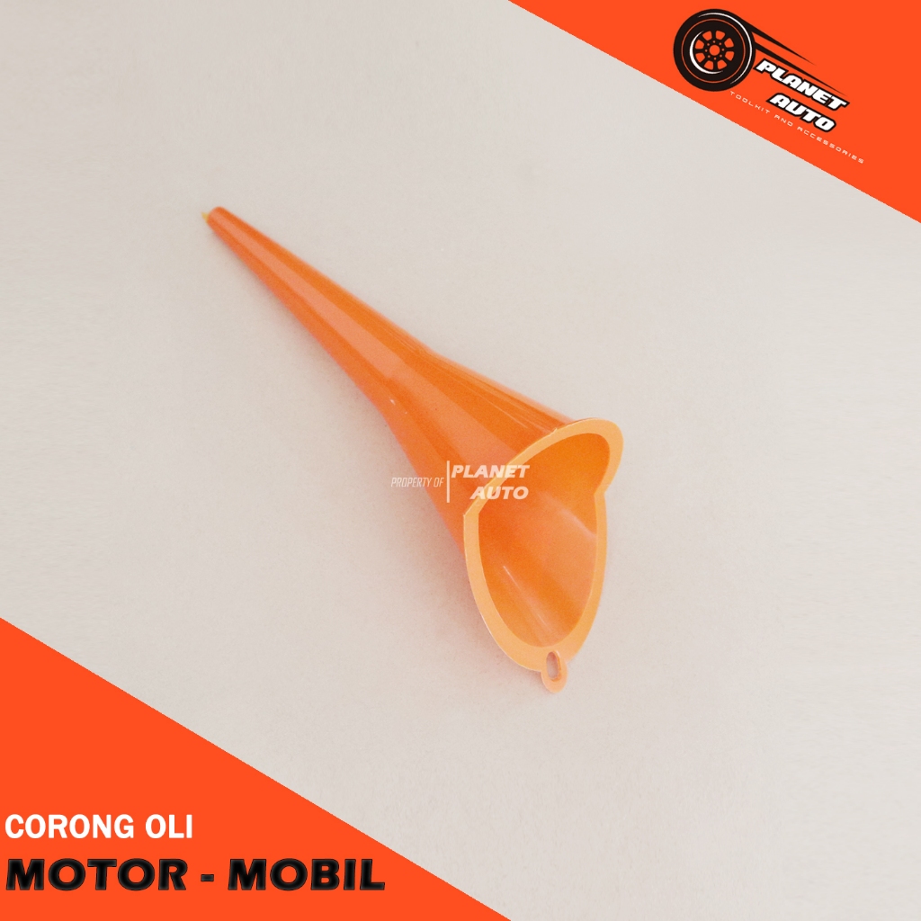 Jual Corong Oli Mobil Motor Radiator Bensin Minyak Air Warna Orange ...