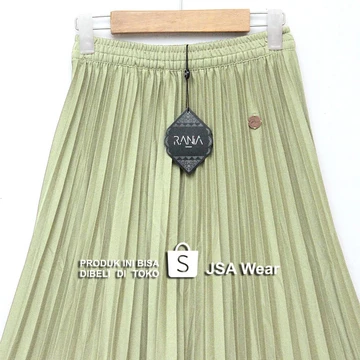 Rok Plisket Polos RANIA ZR JSA Asli Premium Mayung