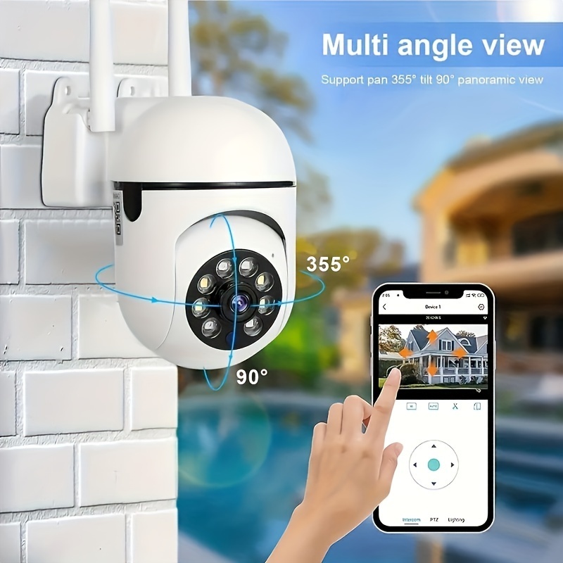 Jual CCTV V380 Pro Kamera Outdoor PTZ IP Camera WiFi 1080P Waterproof ...
