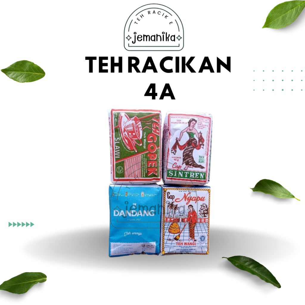 Jual 4A Paket 4 Teh Racik Tubruk Solo Es Teh Viral Isi Dandang Biru ...