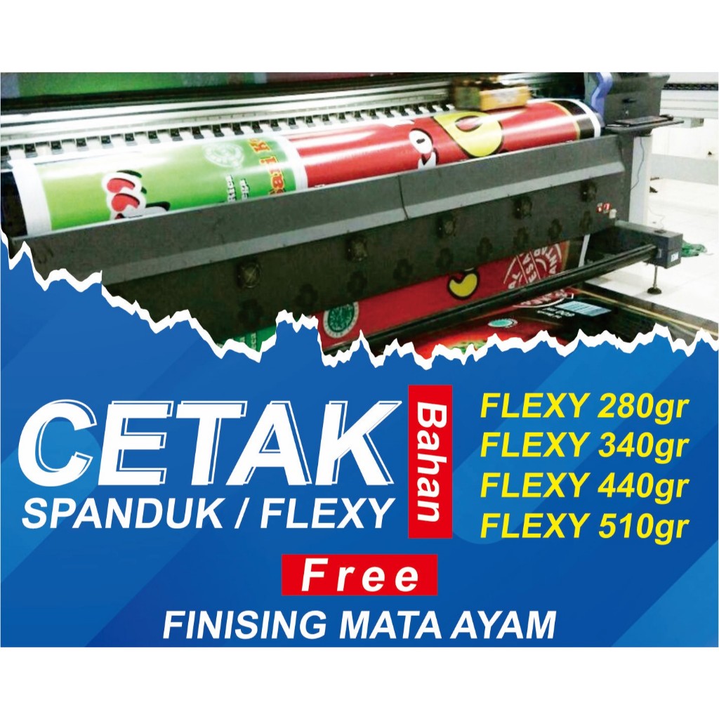 Jual Cetak Spanduk Banner Murah Flexi Korea 440 Banner Backdrop Background Custom 2224