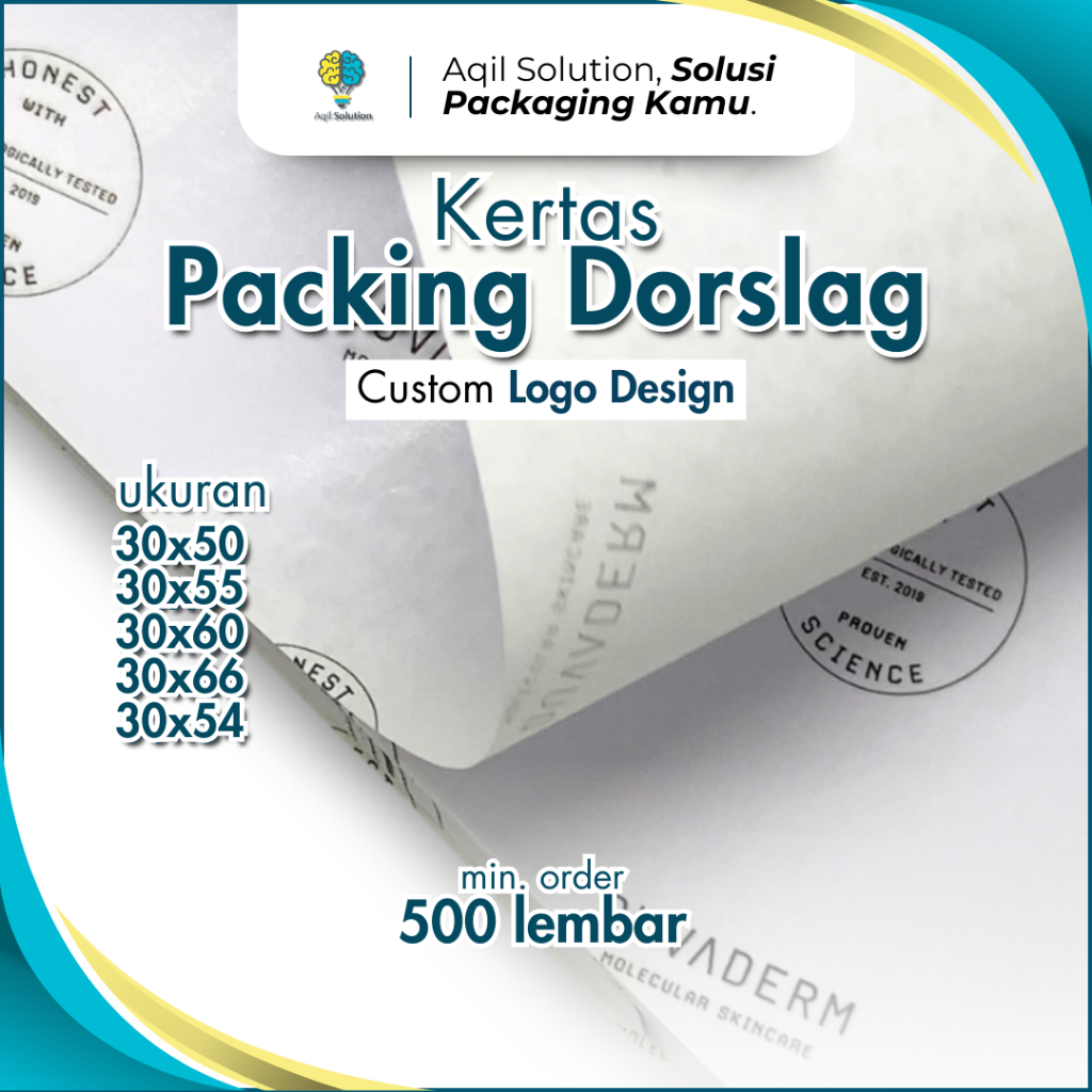 Jual (Custom) Kertas Dorslag Packing / wrapping paper / Kertas Hampers ...