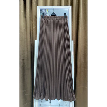 Premium Rok Plisket Panjang Wanita Allsize 40 Warna