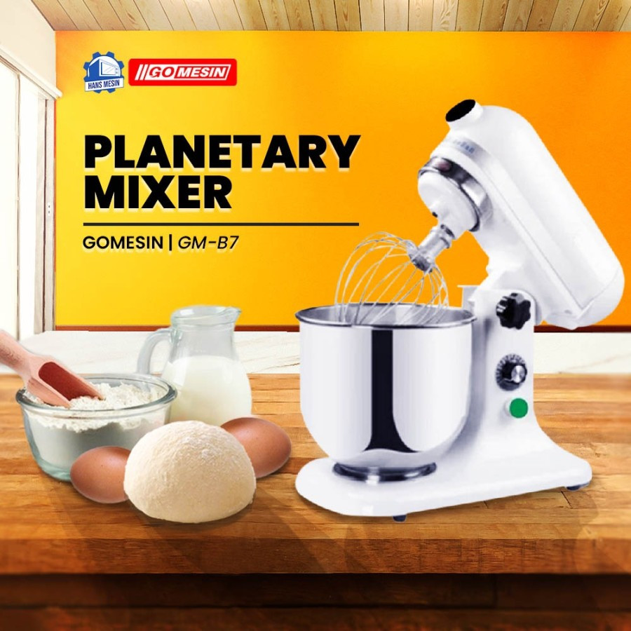 Jual Planetary mixer gomesin GM-B7 mixer adonan roti 1 kg | Shopee ...