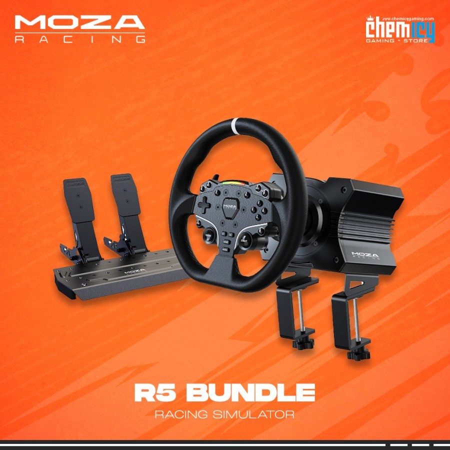 Jual Moza Racing R5 Bundle with 2 Pedals / 3 Pedals | Shopee Indonesia