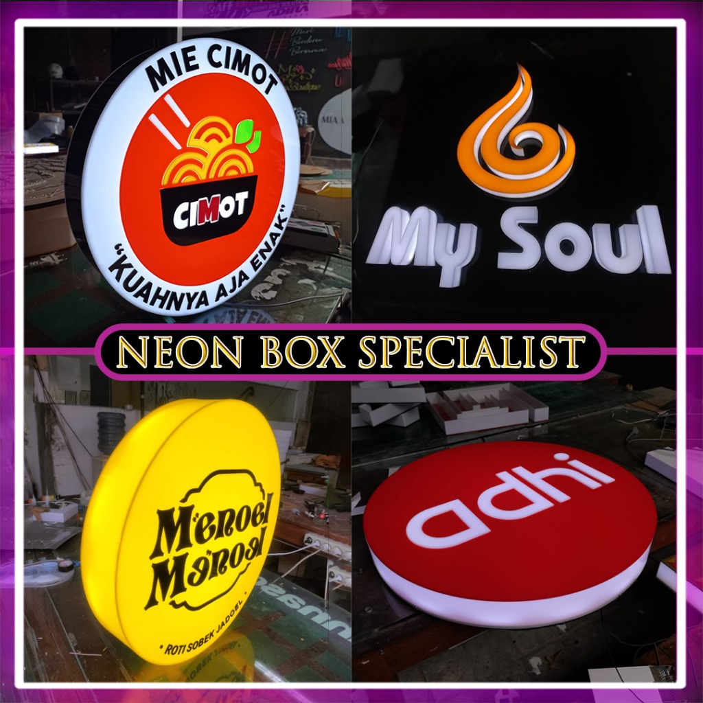 Jual Neon box custom sesuai keinginan cutting akrilik/acrylic super ...