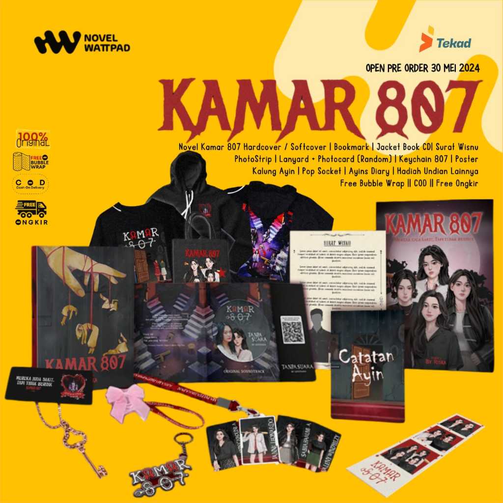 jual-novel-kamar-807-riska-penerbit-tekad-novelwattpad-shopee