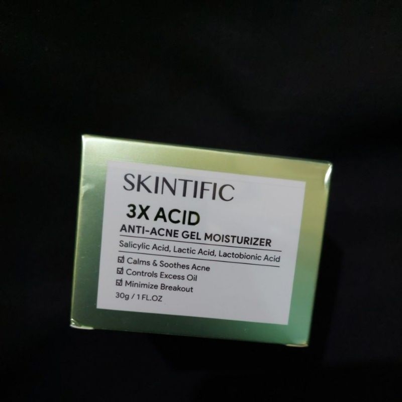 Jual New Launch Skintific 3x Acid Anti Acne Gel Moisturizer Shopee