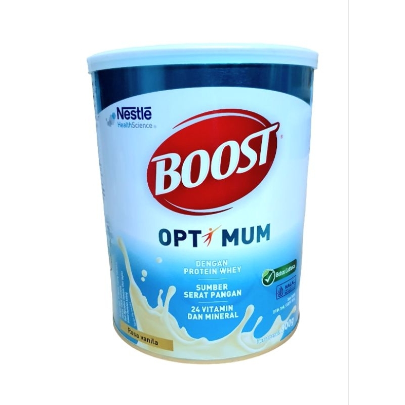 Jual BOOST OPTIMUM NESTLE RASA VANILLA isi 800g | Shopee Indonesia