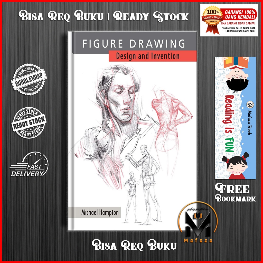 Jual Figure Drawing: Design and Invention by Michael Hampton (English ...