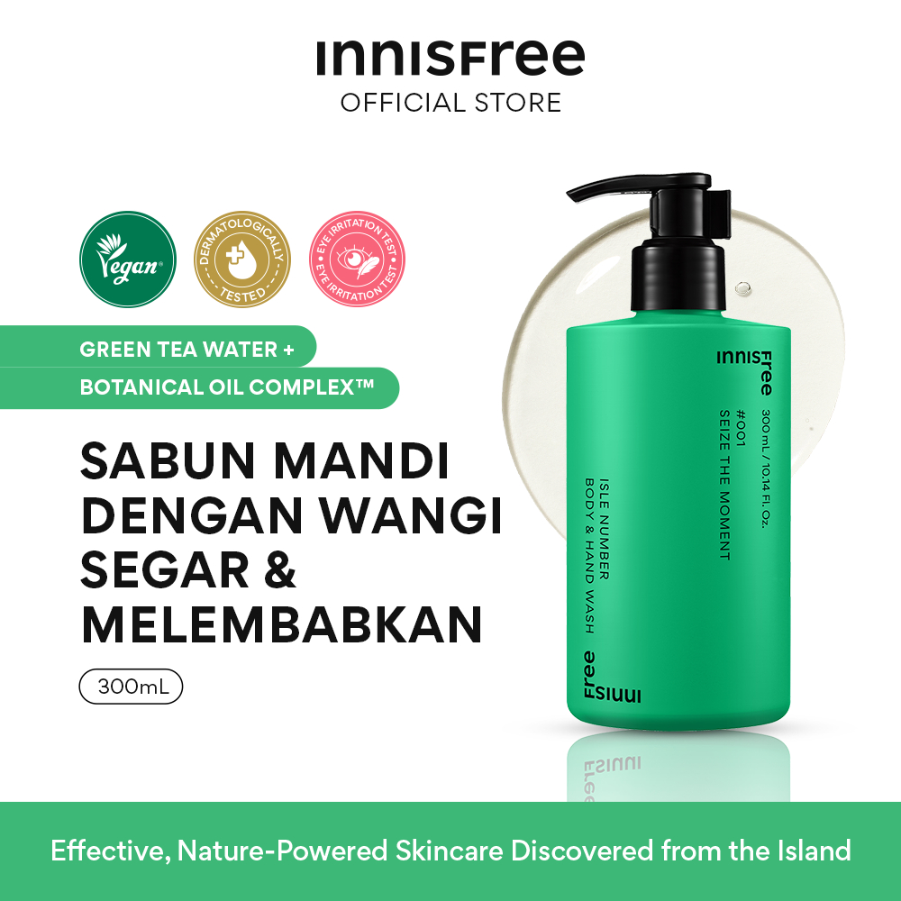 Jual Innisfree Isle Number Body and Hand Wash 300ml | Shopee Indonesia