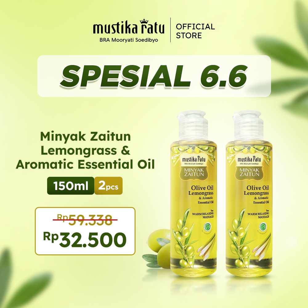 Jual [special Price] Mustika Ratu Minyak Zaitun Twinpack Lemongrass