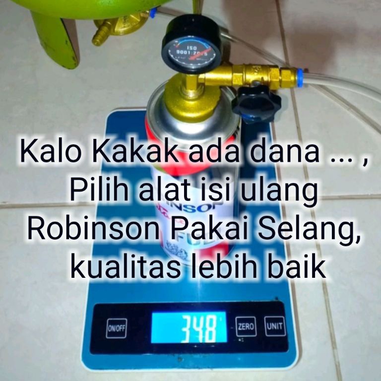 Jual Alat Refill isi ulang gas korek adapter Robinson Refill gas kaleng ...