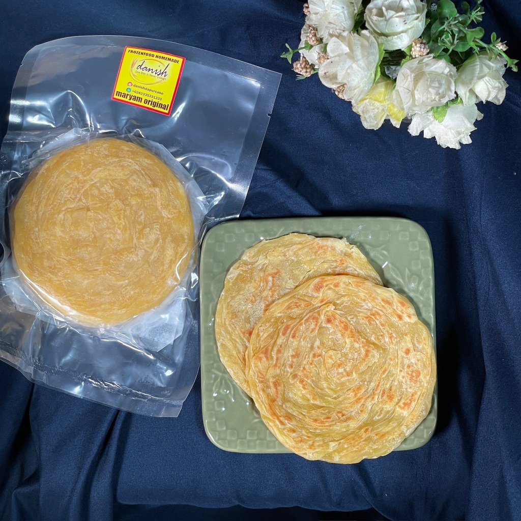 Jual Danish Roti Maryam / Cane / Canai / Flying Bread Homemade Frozen ...