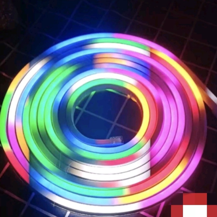 Jual Lampu Led Neon Flek RGB 220V 4mtr Flexible Sing Led/ Lampu tik tok ...