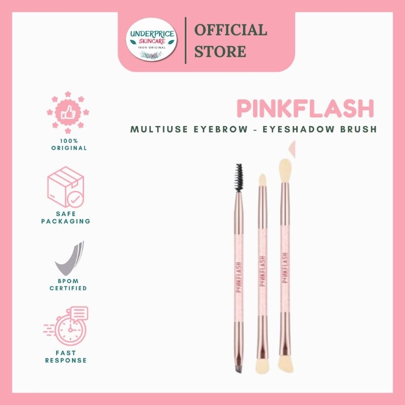 Jual PINKFLASH Multiuse Eyebrow - Eyeshadow Brush | Shopee Indonesia
