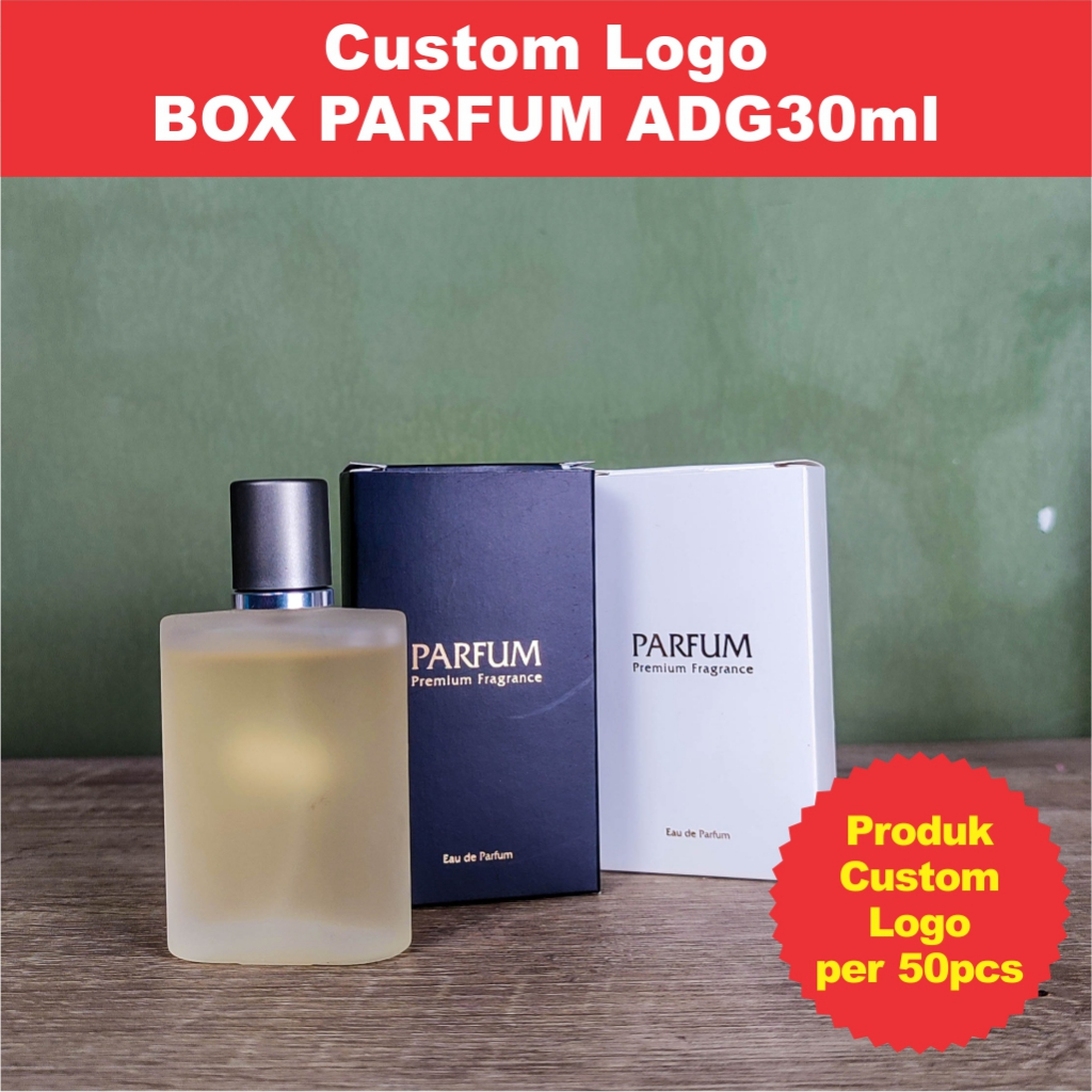 Jual Custom Logo Box parfum 30ml minim 50pcs | Shopee Indonesia