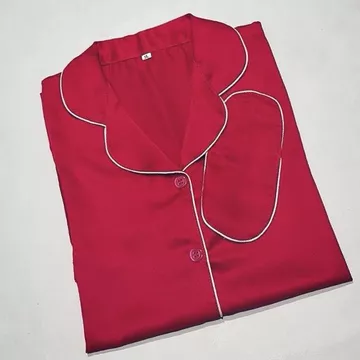 HP Baju Tidur Pendek Satin Ld 104 110 120 130 140 Piyama Saten Standar Jumbo Super Jumbo Bigsize