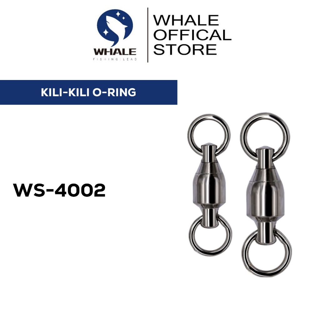 Jual WHALE KILI-KILI O-RING Steinless steel ball bearing Rolling Swivel ...