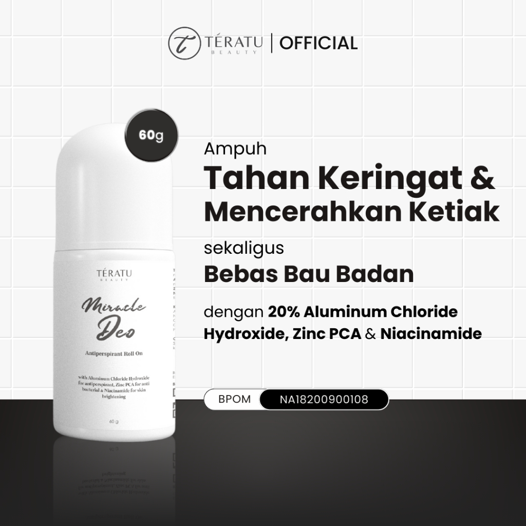 Jual TERATU BEAUTY Miracle Deo Antiperspirant Roll On 20 Aluminum
