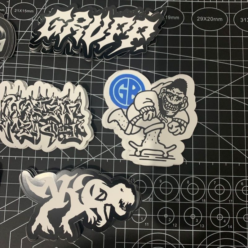 Jual STICKER KALCER HELM ANTI AIR BAHAN GRAFTAC | BAND | NKO COLORCODE ...
