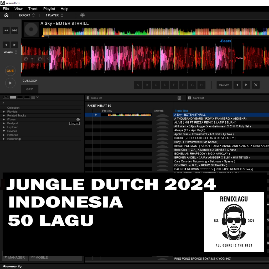 Jual Dj Jungle Dutch Indonesia 2024 50 Lagu Shopee Indonesia