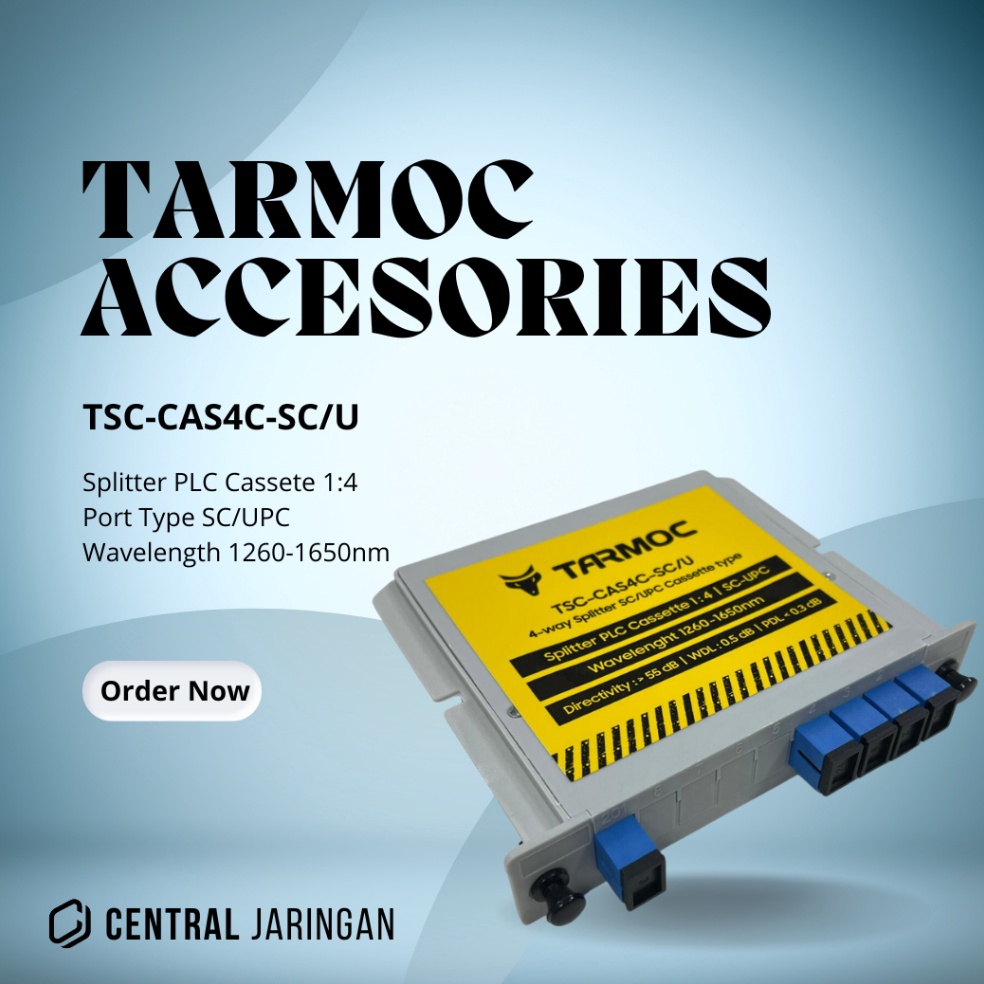 Jual Telah Hadir Tarmoc Splitter 14 SCUPC Fiber Optic Spliter 1x4 Box ...