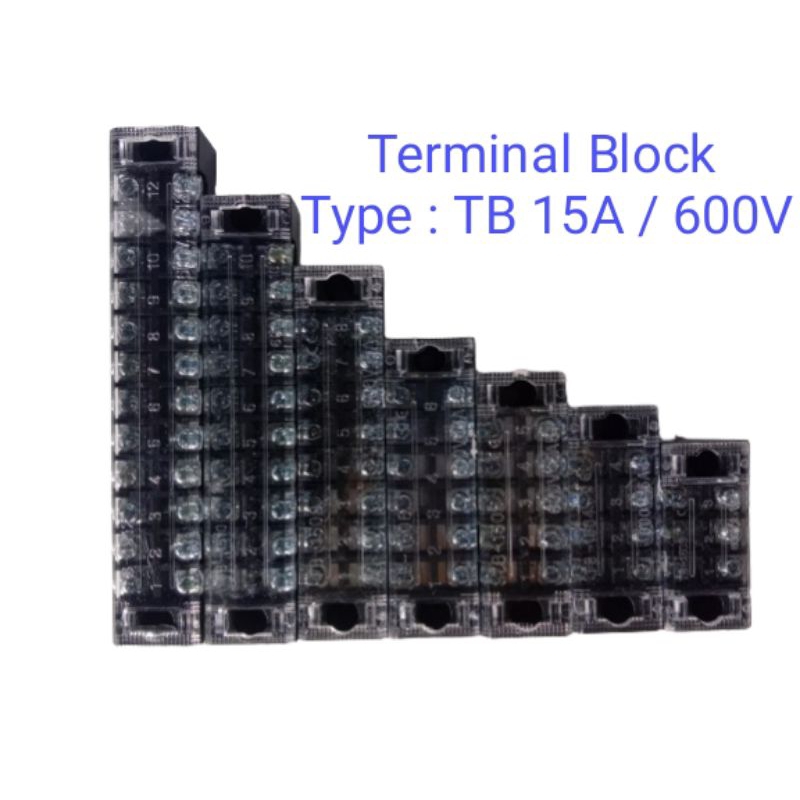 Jual Terminal Block Blok 15A 6P ( TB 1506 ) 600V | Shopee Indonesia