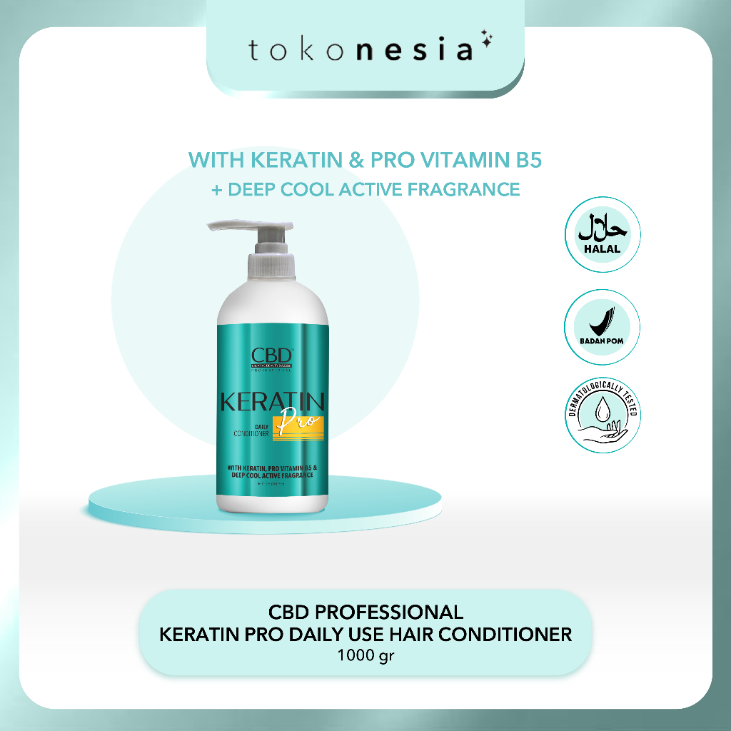 Jual CBD Professional Keratin Pro Daily Conditioner 1000ml | Shopee ...