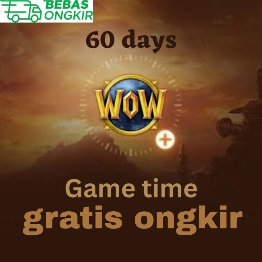 Jual US world of warcraft game time gt 60 hari wow Reedem code Shopee Indonesia