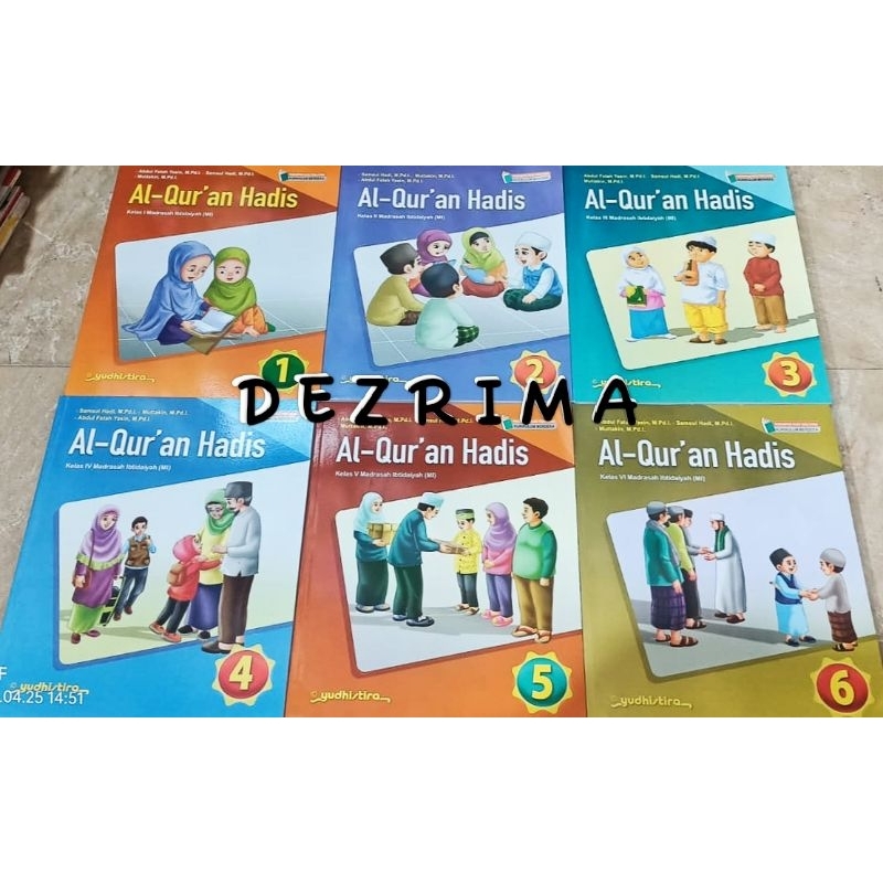 Jual Al Qur'an Hadis Kelas 1 2 3 4 5 6 SD/MI Kurikulum Merdeka ...