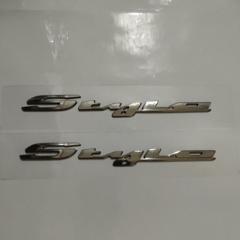 Jual Emblem Stylo 160 Original ( 2 Pcs Kiri Kanan) | Shopee Indonesia