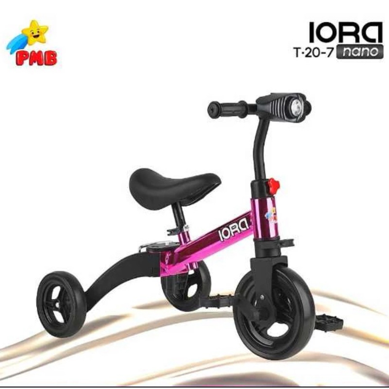 Jual Sepeda Balance Bike 2 in1 Iora T20-7, Ada lampu dan musik | Shopee ...
