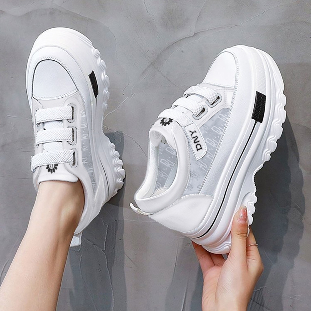 Jual Sepatu Wanita Sol Tinggi Sepatu Wedges Cewek Santai Sneakers ...