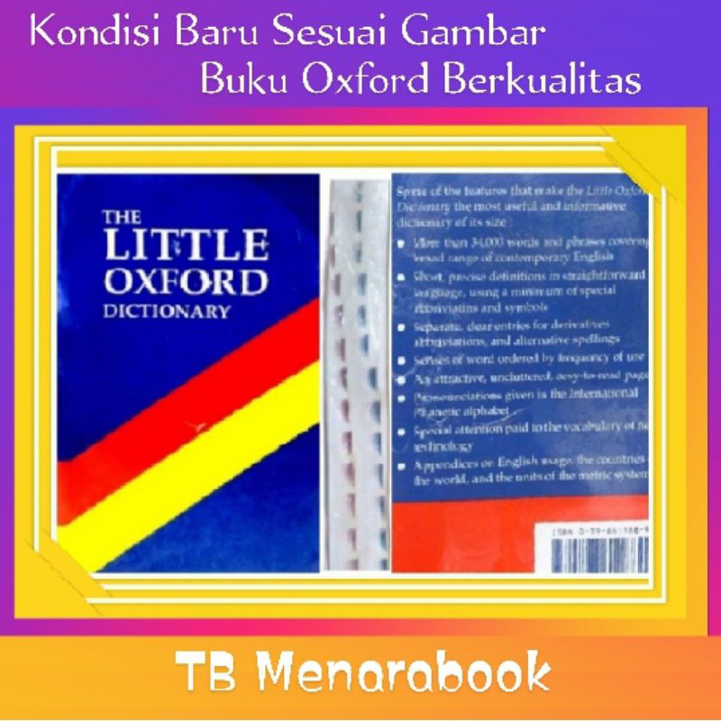 Jual The Little Oxford Dictionary ( Oxford Little ) | Shopee Indonesia