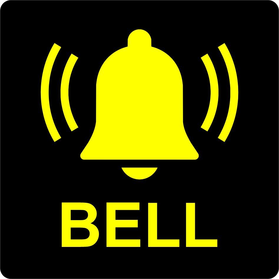 Jual Tekan BELL Akrilik Sticker Signboard | Shopee Indonesia